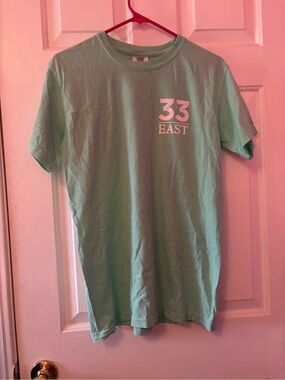Comfort Colors 33 East Student Living ECU "Set Sail" Mint Tee Graphic T-Shirt